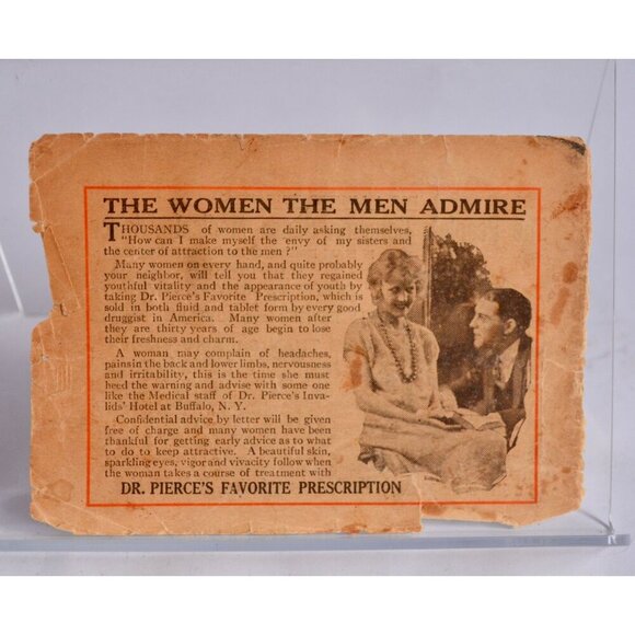 Dr Pierce's Neighborhood Gossip and Dream Book Vintage Front Cover Missing - Picture 2 of 4